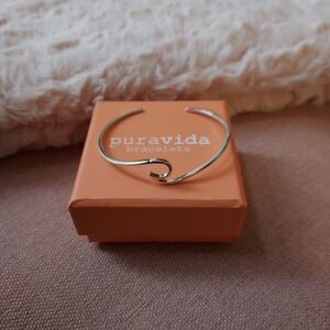 Pura Vida Silver Open Cuff Bracelet